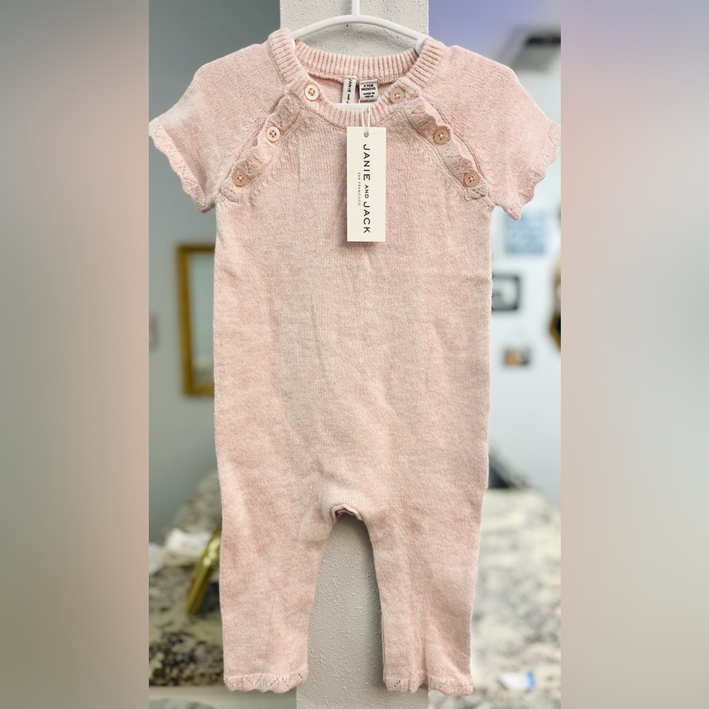 Janie and Jack Soft Pink Infant Sweater